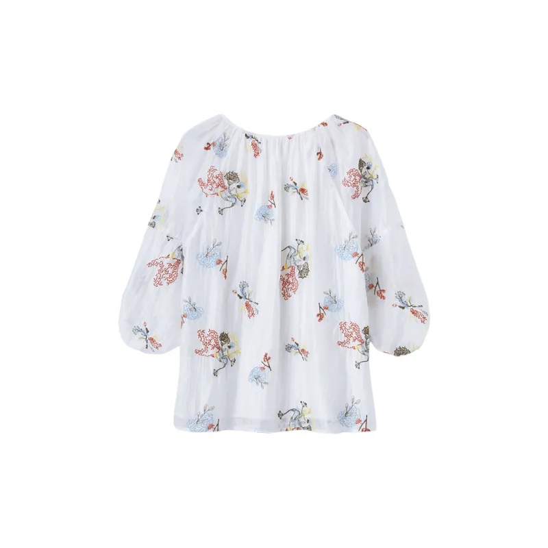 XIANGYING Shirts Women's Beige-1