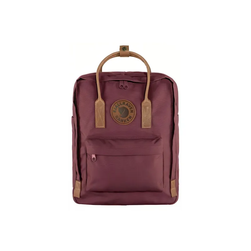 Fjallraven Cotton With Leather Backpack Regular Unisex Garnet Red-0