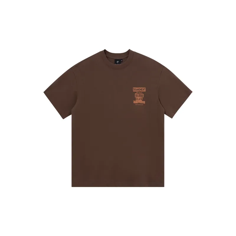 Suamoment Casual Loose Fit T Shirt With Half Sleeves Unisex-5