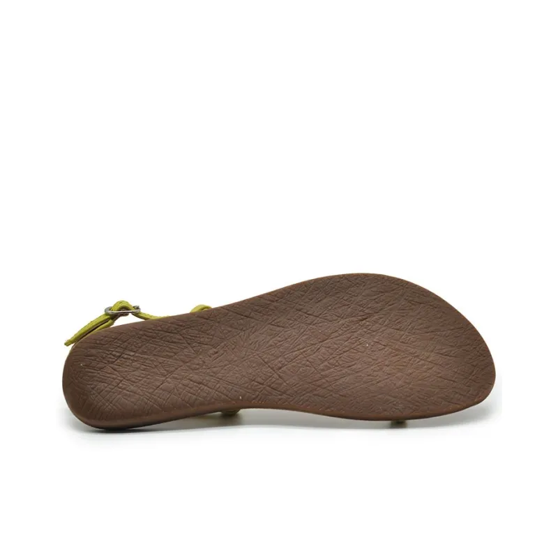 ARTMU Beach Sandals Women's Apricot/Grass Green/Khaki-13