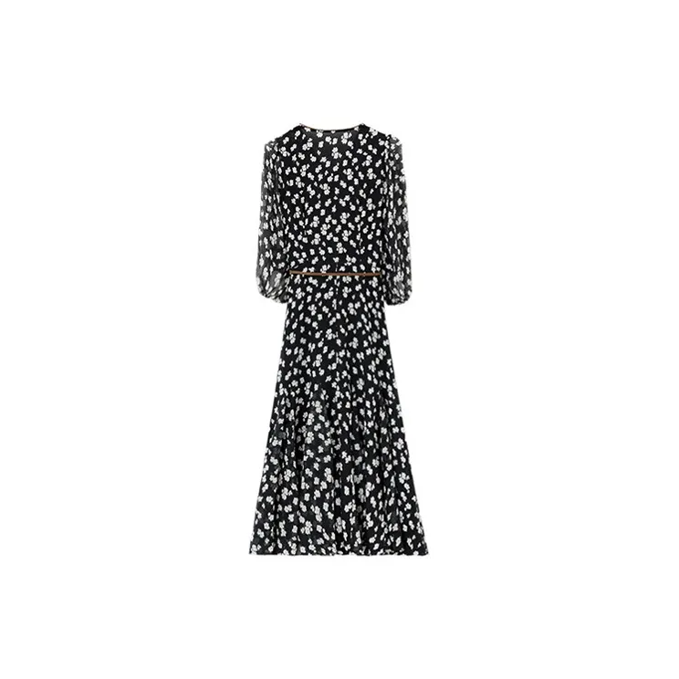 ETSE Short Sleeved Dresses Women's Black-1