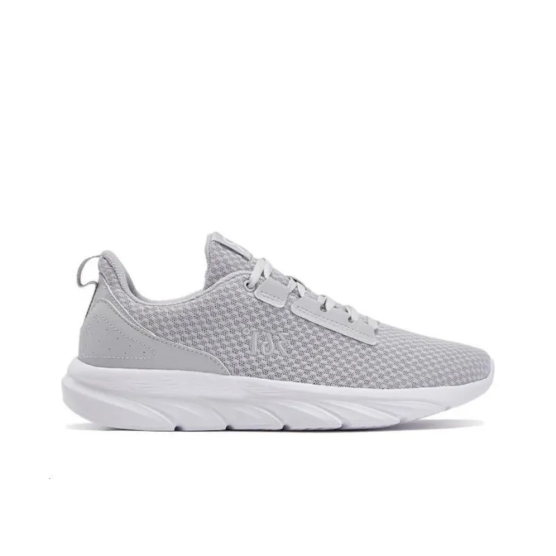 361° Anti-Slip And Wear-Resistant Breathable Running Shoes Men's Gray White-1