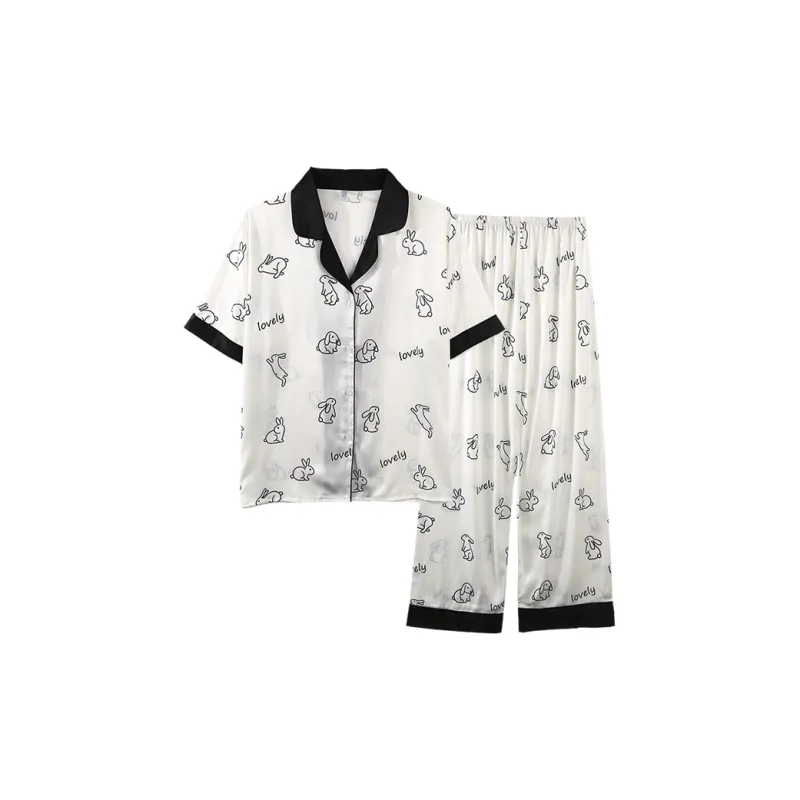 LoveEsteem Pajama Set Women's White-0