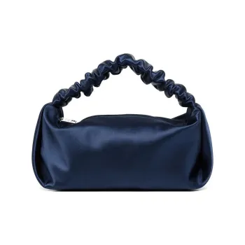 Alexander Wang Scrunchie Polyester Shoulder Bag Handbag Mini Women's Dark Blue
