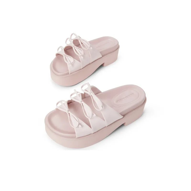 CHARLES&KEITH Composite Sole EVA Slide Slippers 5.5cm Women's-14