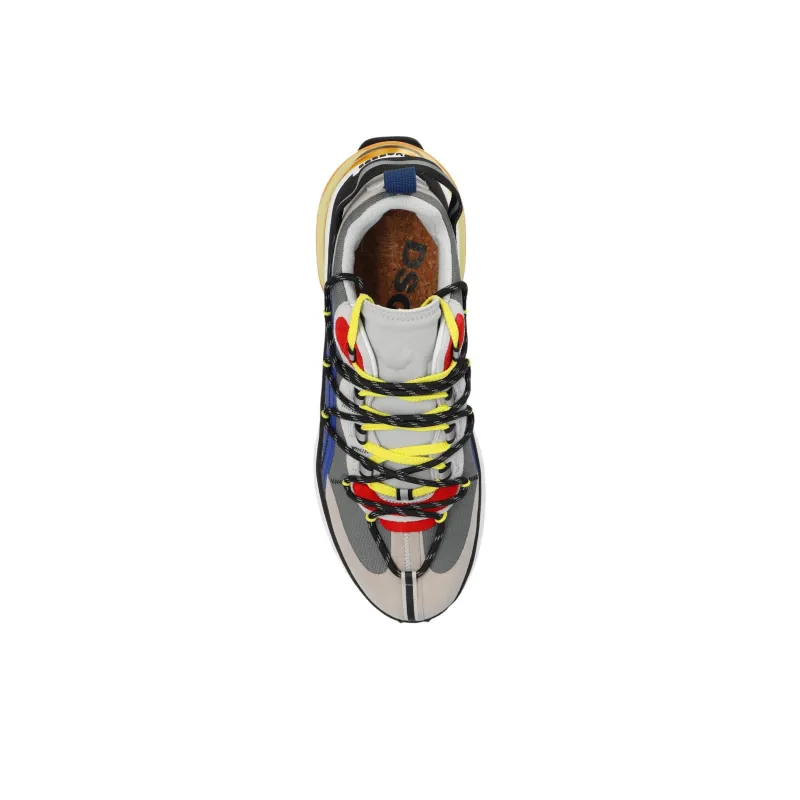 Dsquared2 D2 Lace-Up Panelled Sneakers-4