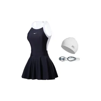 Erke Swimming Sets Polyamide+Elastane Beach Pool Women's Three-Piece Set Black