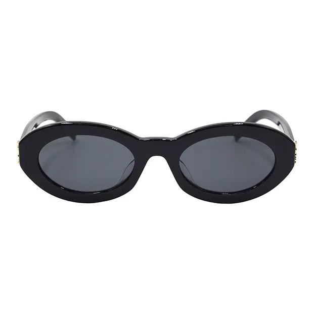 SAINT LAURENT SLM136 Oval frame Sunglasses-1