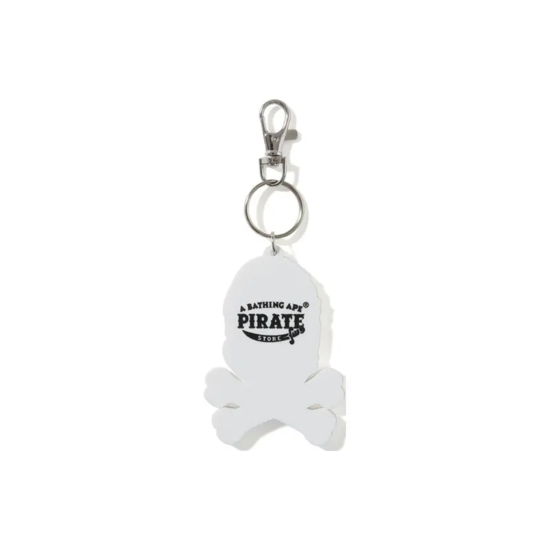 A BATHING APE PVC Keychain Bag Accessory Men's Black-1