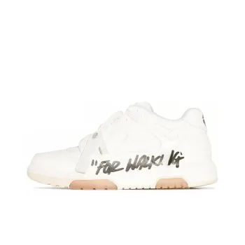 OFF WHITE Out Of Office For Walking Sneaker 'White Black' Women's