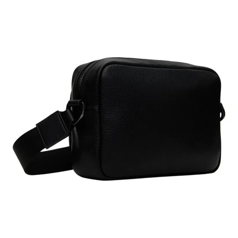 HUGO BOSS Polyurethane Shoulder Bag, Crossbody Bag Men's Black-3