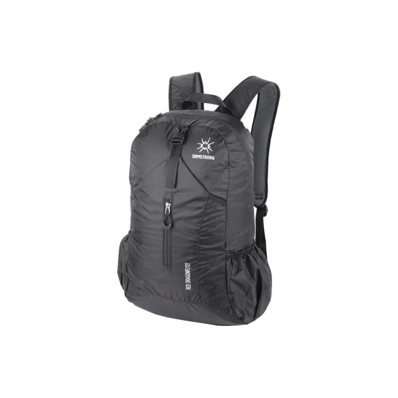 SAMSTRONG Polyester Backpack Unisex Gray/Black/Dark Blue-0