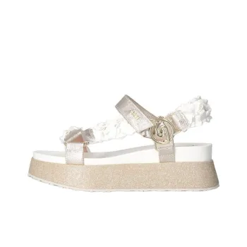 LIU JO Crinkled-effect Platform Sandals