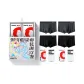 Four Pieces (Black+Black+Dark Gray+Dark Gray) Box Limited Edition