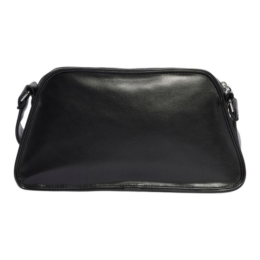 ショルダーバッグ・ポシェット Adidas Embossed Trefoil Shoulder Bag Black Trefoil Shoulder Bag in Black | Little Burgundy