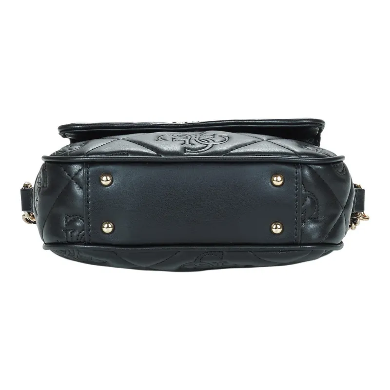 GUESS Synthetic Leather Shoulder Bag Crossbody Bag Women's Black-3