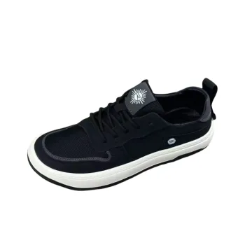 Mo Xu Anti Slip Wear Resistant Low Top Canvas Shoes Men's Black