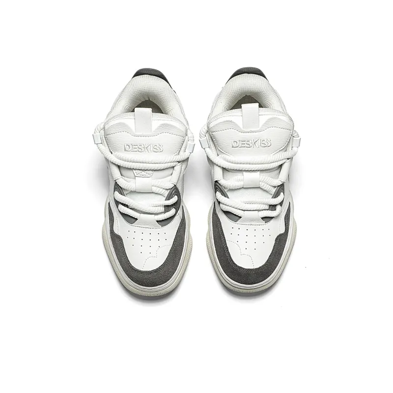 DESKISS Skateboard Shoes Men Low Top Glacier Gray-3