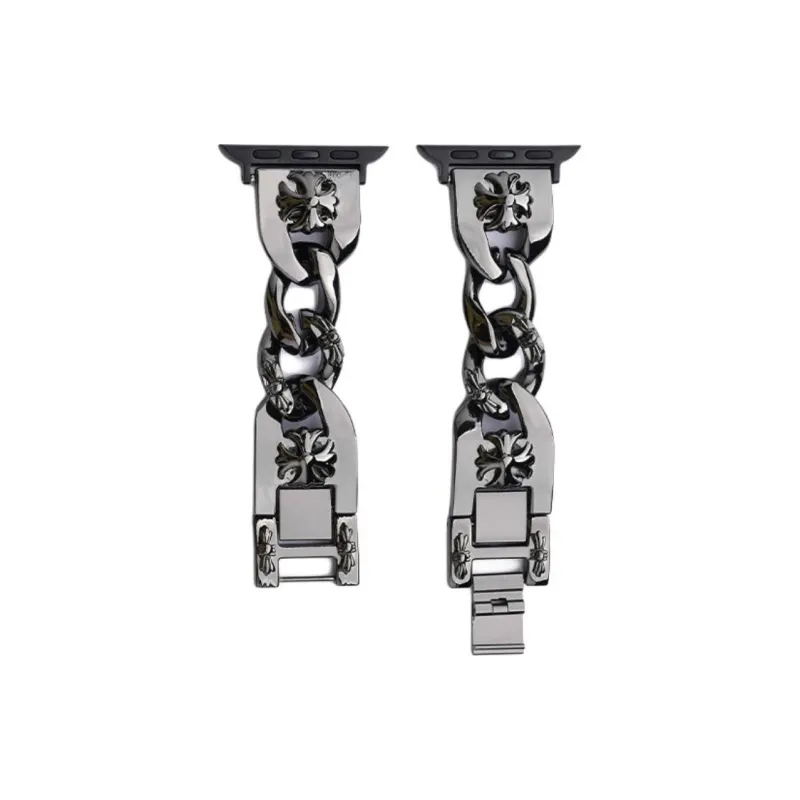 Yu Qing Apple Compatibility Watch Band 18cm Stainless Steel Material-10