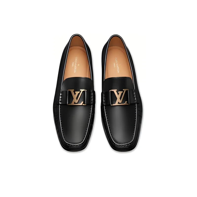 LOUIS VUITTON Montaigne Slip On Shoes 'Black'-2