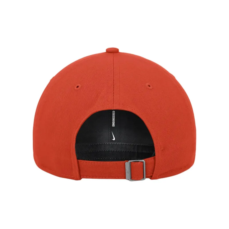 Nike Cotton Baseball Caps Unisex Orange-1