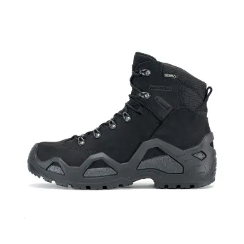 Lowa Z-6S GTX C Cushioned Wear-Resistant Slip-Resistant Breathable Mid-Top Outdoor Shoes Men's Black