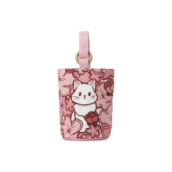 NEARAY TaoTao, Collaboration Edition Polyester Bucket Bag Handbag Medium Size Women's Pink