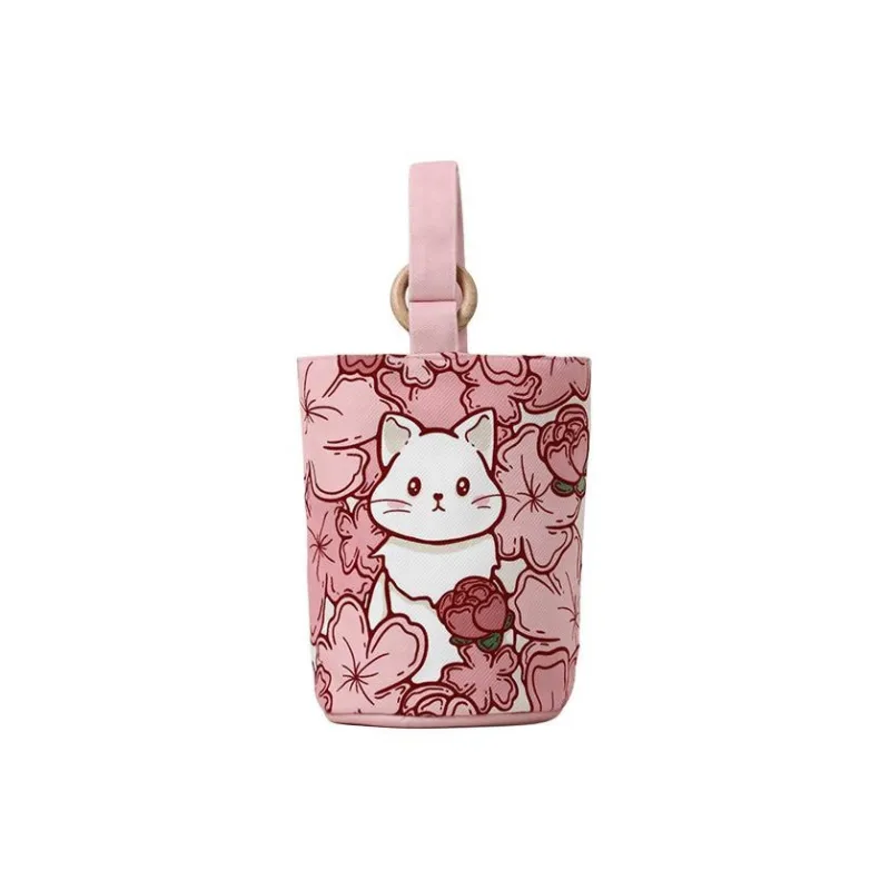 NEARAY TaoTao, Collaboration Edition Polyester Bucket Bag Handbag Medium Size Women's Pink-0