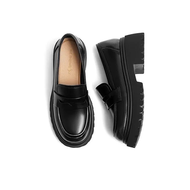 RED DRAGONFLY Loafers Women's Black/Brown-2