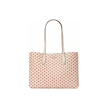 Kate Spade All Day Artificial Leather Tote Bag Shopping Bag Handbag Shoulder Bag Large Size Women's White