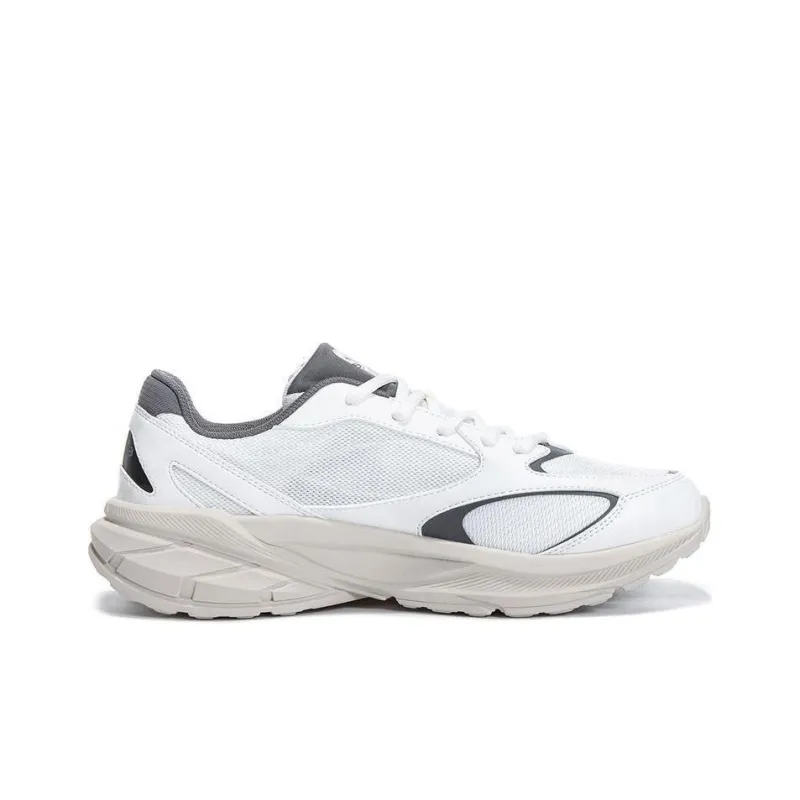 Erke Feather Millennium 909TD Abrasion Resistant Cushioning Low Top Casual Shoes Men's White Gray-1