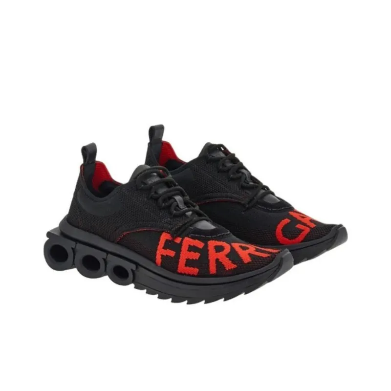 FERRAGAMO Knitted Running Sneakers-2