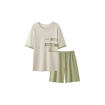 Kerener Pajama Set Men's Gray Apricot