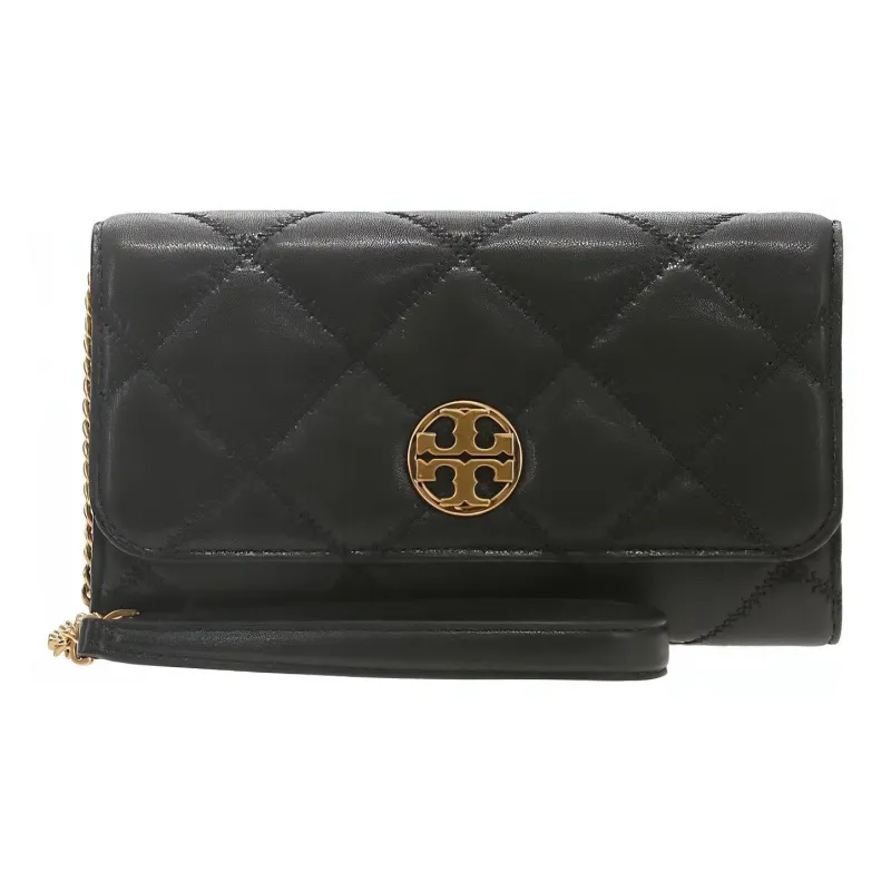 TORY BURCH Sheepskin Shoulder Bag, Crossbody Bag Mini Women's Black-0