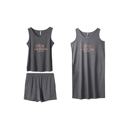 Dorame Pajama Set Women's Dark Gray
