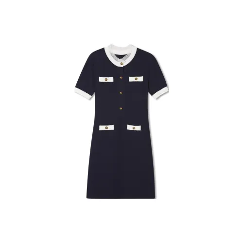 P.Salt Short-Sleeved Dresses Women's Navy Blue