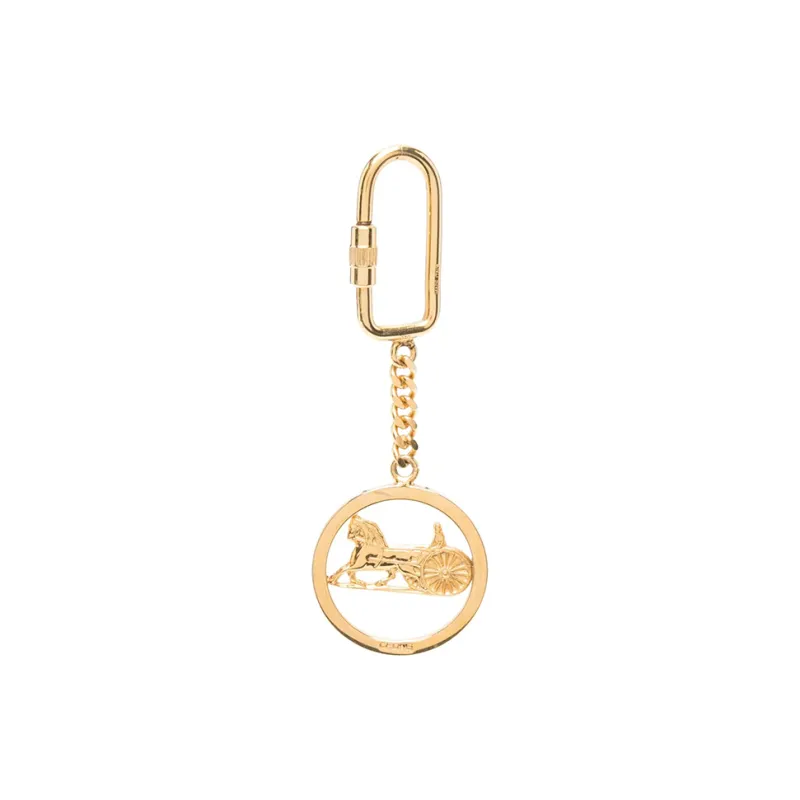 CELINE Metal Keychains Women's Gold-0