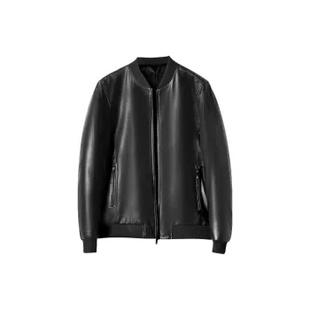 KAISER Leather Jacket Men's Black