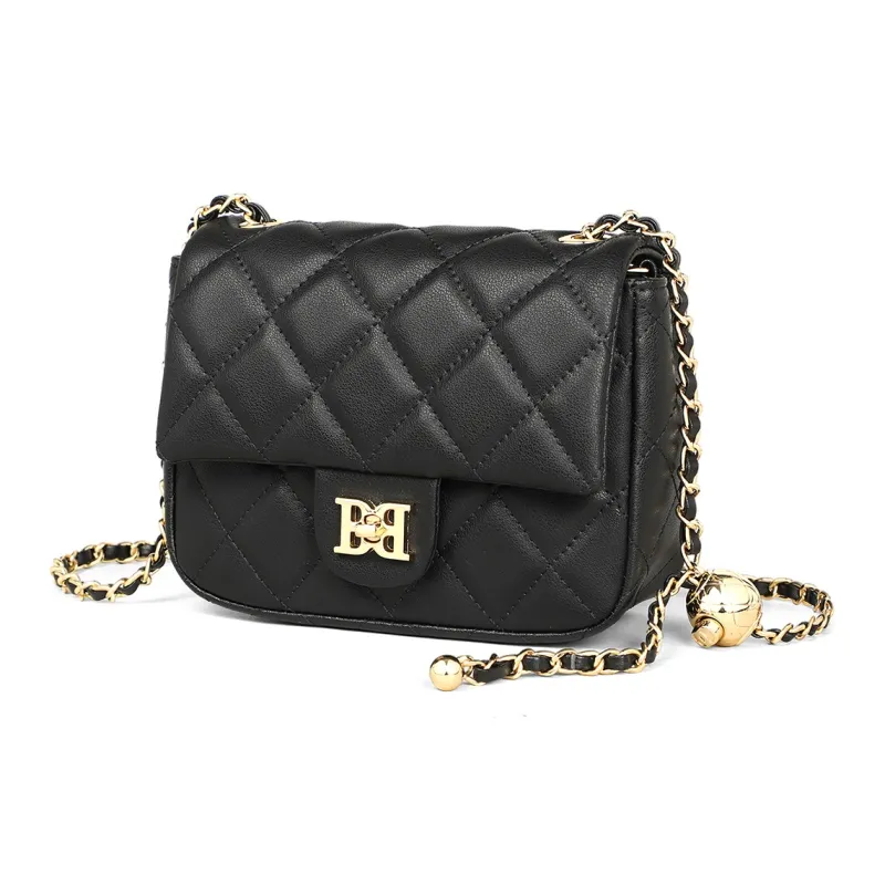 MILLIE'S Cow Leather Underarm Shoulder Bag, Crossbody Bag Trumpets Women's Black-4