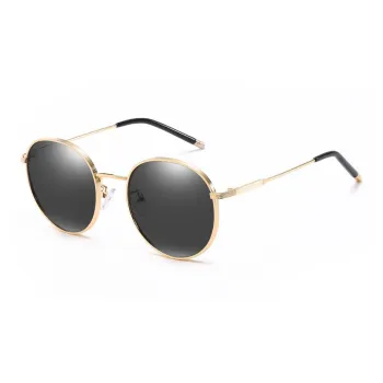 Thunder Pailong Round Sunglasses Women's