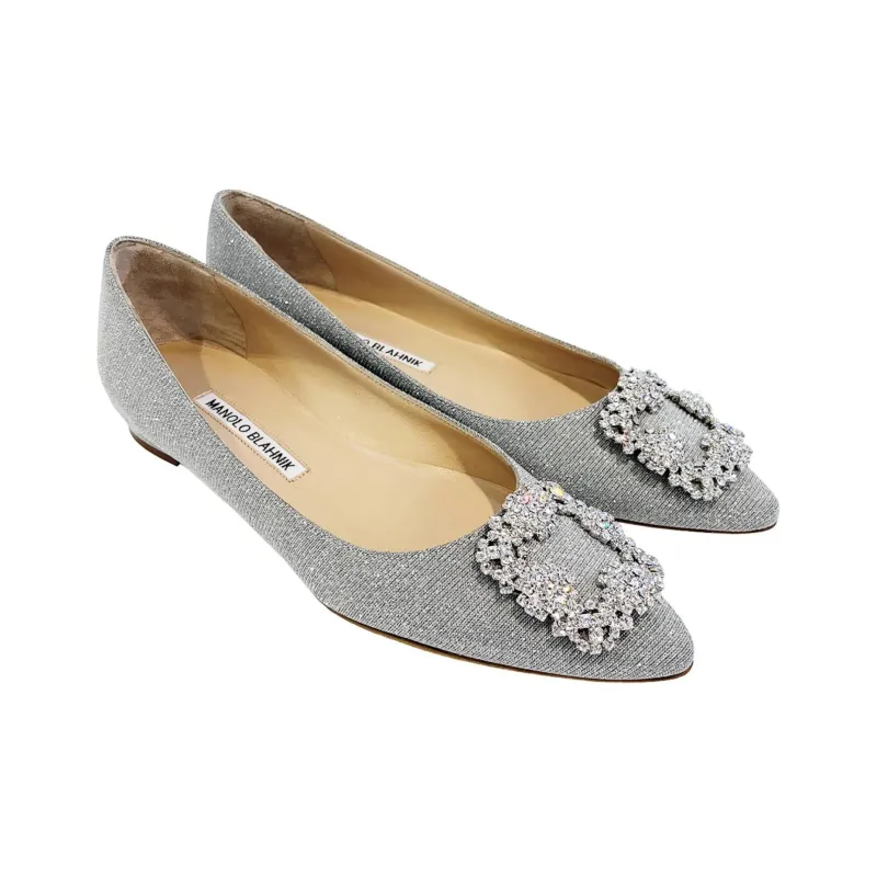 MANOLO BLAHNIK Women's Casual Shoes Women's Silver-2