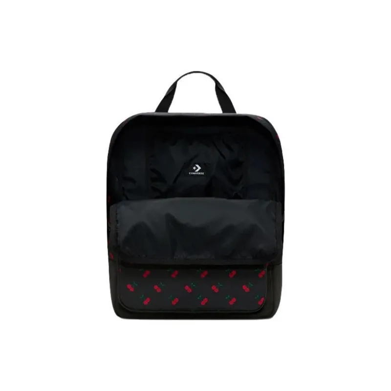 Converse Polyester Backpack Trumpets Women's Black & Red-3
