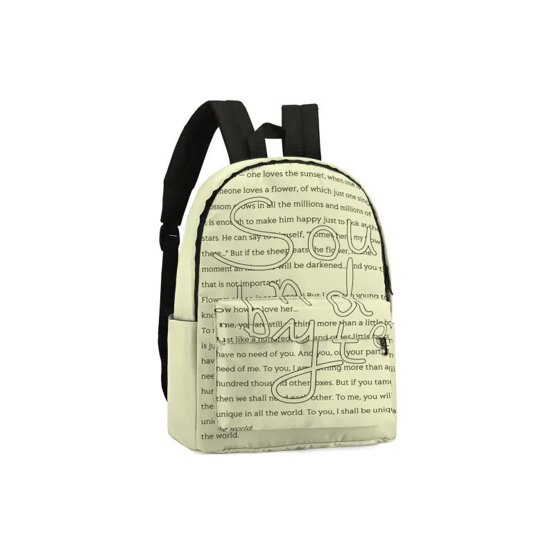 Soundbyte Polyester Backpack Laptop Bag Regular Unisex Light Cyan-2