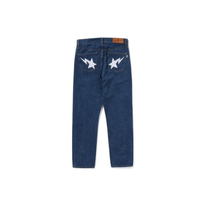 A BATHING APE Jeans Women's Blue-1