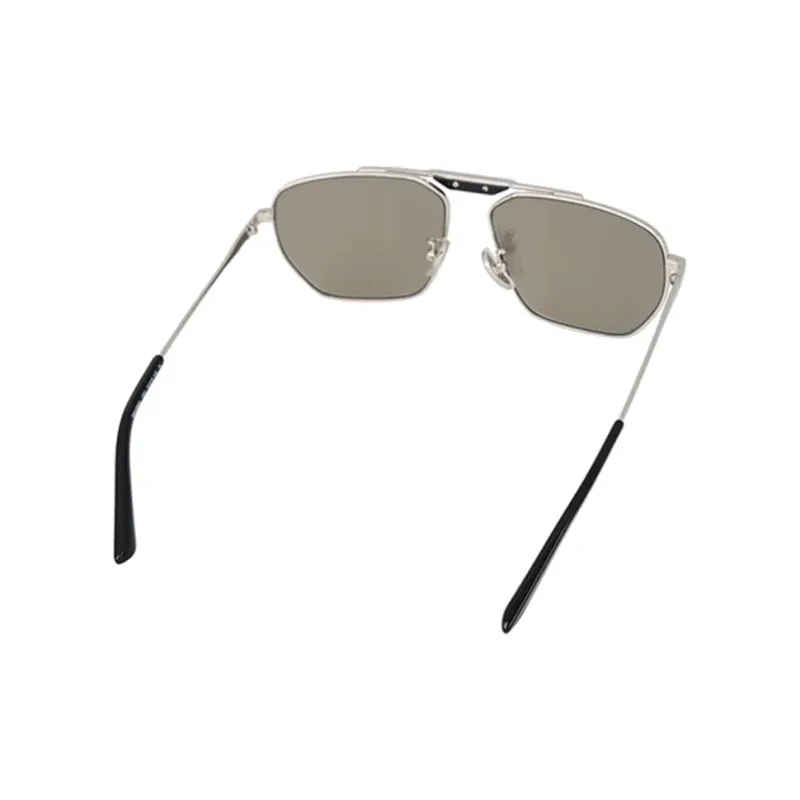 Balenciaga Irregular Shape Sunglasses Unisex Silver-2