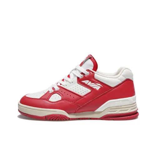 AVIA 855L Series Vintage Basketball Shoes Women's Low-Top White/Red