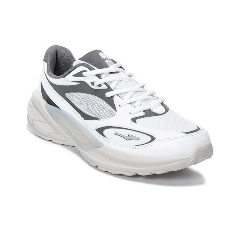 Erke Feather Millennium 909TD Abrasion Resistant Cushioning Low Top Casual Shoes Men's White Gray-2