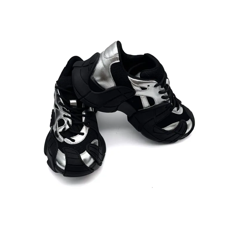 H2 Anti Slip Wear Resistant Low Top Chunky Sneakers Unisex White-8
