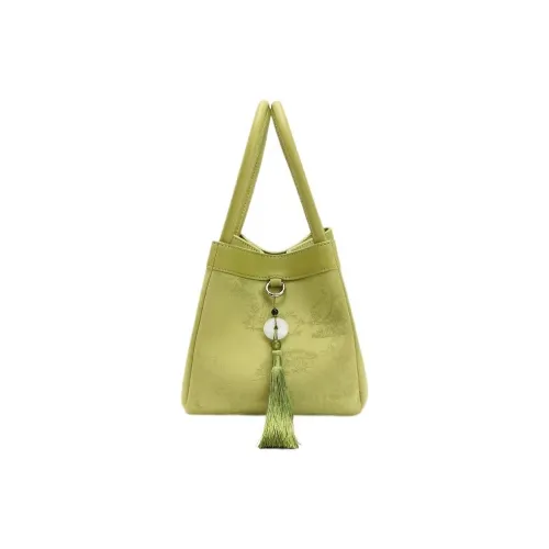 BELLE Premium Shoulder Bag, Crossbody Bag Trumpets Women's Green