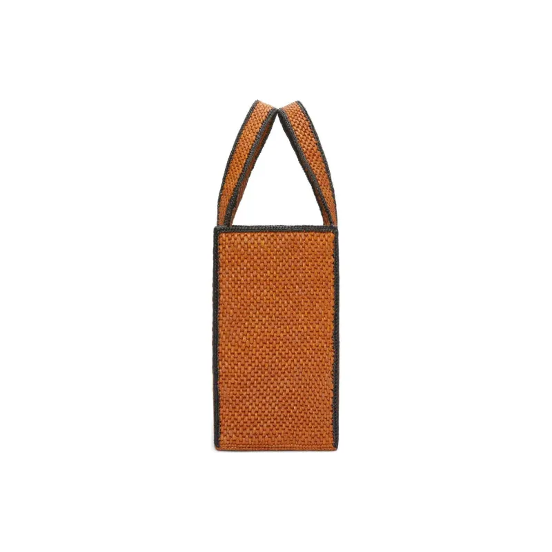 LOEWE Font Tote Raffia Tote Bag, Shopping Bag, Shoulder Bag, Crossbody Bag, Handbag Large Size Women's Honey Gold-2